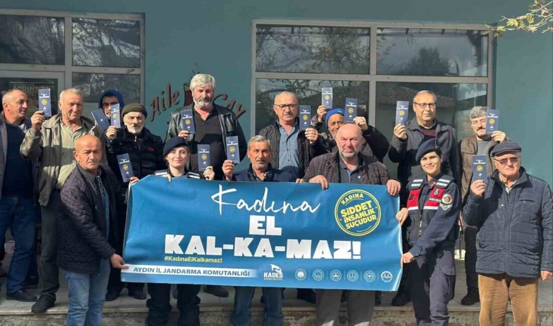 Aydın İl Jandarma Komutanlığı ekipleri Kuyucak'ta aile içi şiddetle mücadelede