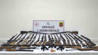 Beyşehir'de jandarma ekipleri tarafından gerçekleştirilen operasyonda bir iş yerinde yasa