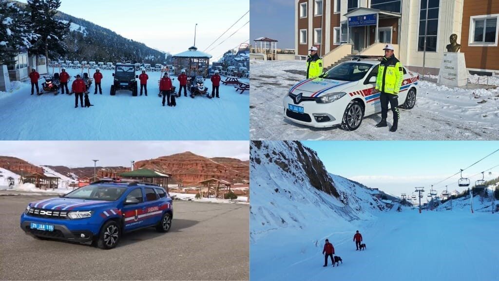 Erzurum’da Kış Oyunları İçin Palandöken’de Tedbir Alındı. Erzurum İl Jandarma Komutanlığı,