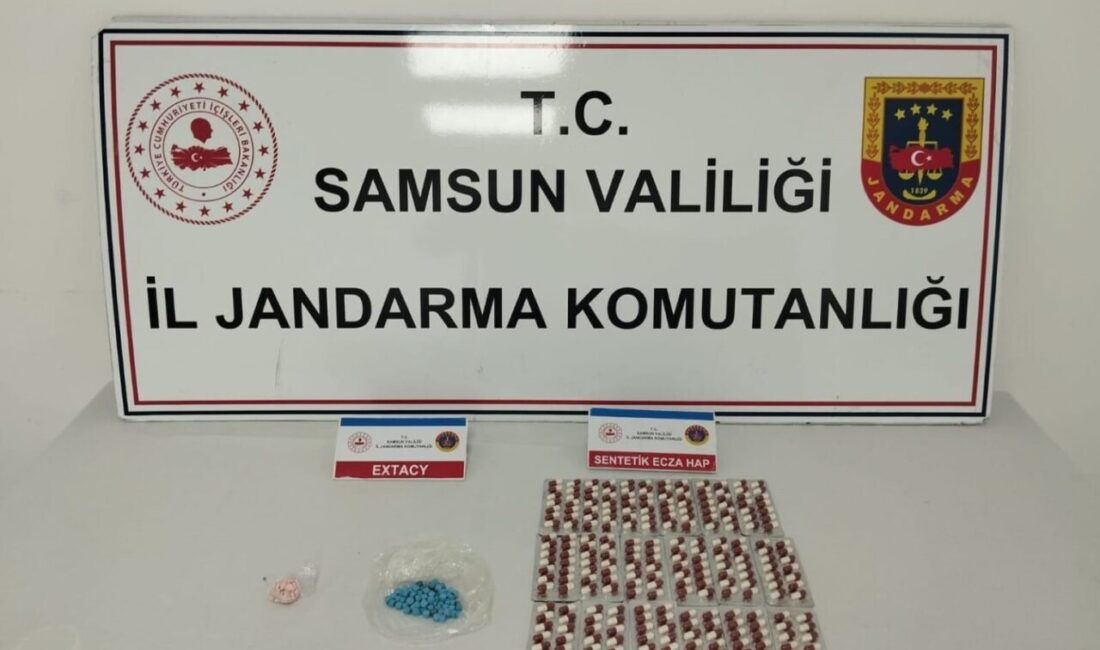Samsun'da yapılan operasyonda uyuşturucu ticareti yaptığı tespit edilen T.S., 166
