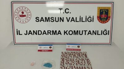 Samsun'da yapılan operasyonda uyuşturucu ticareti yaptığı tespit edilen T.S., 166