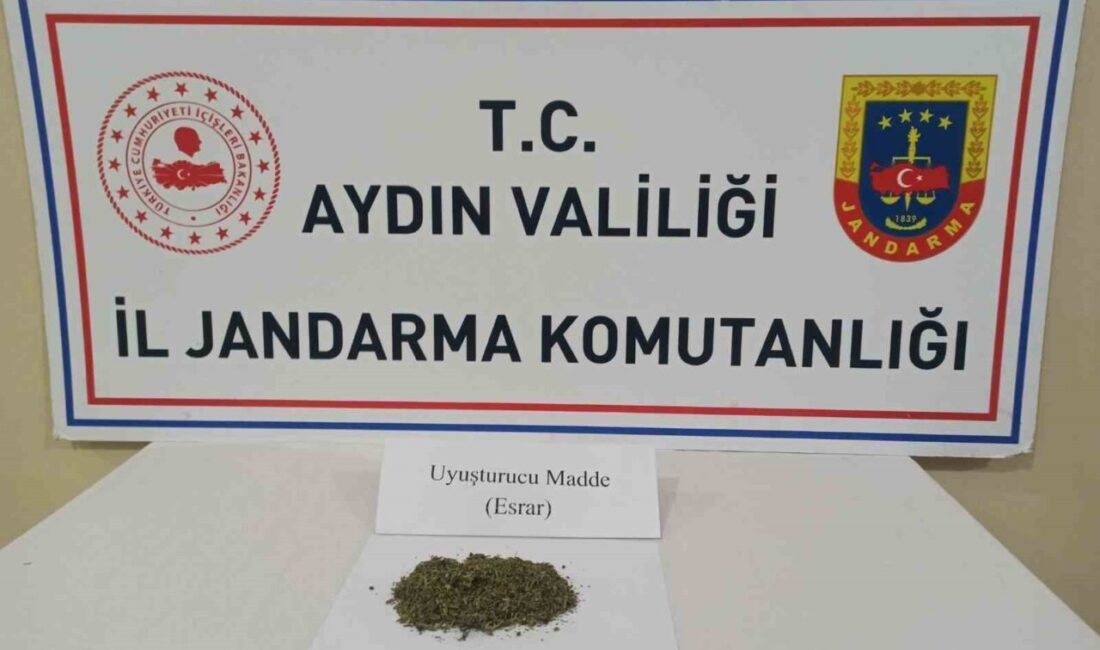 Jandarmanın hassas burunlu köpeği uyuşturucuya geçit vermedi Aydın'ın Efeler ilçesinde jandarma