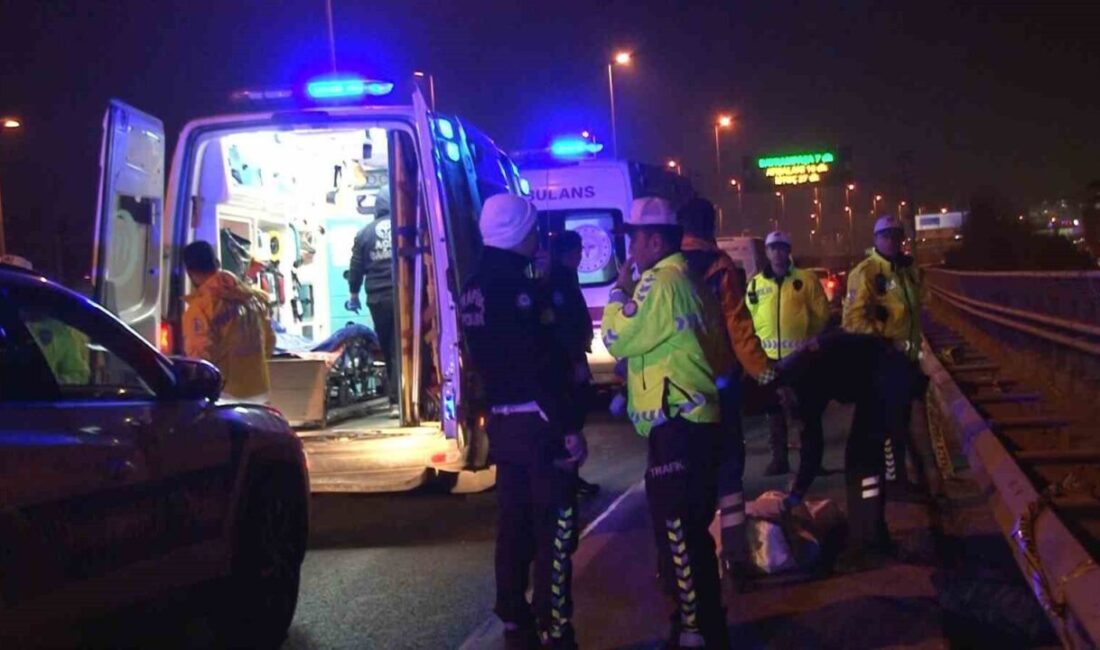Kağıthane'de E-5 karayolunda meydana gelen trafik kazasında 21 yaşındaki Sait
