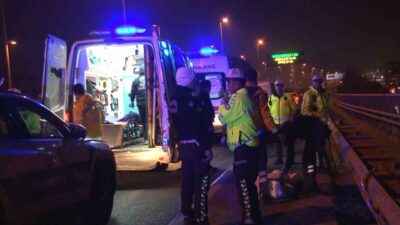 Kağıthane'de E-5 karayolunda meydana gelen trafik kazasında 21 yaşındaki Sait