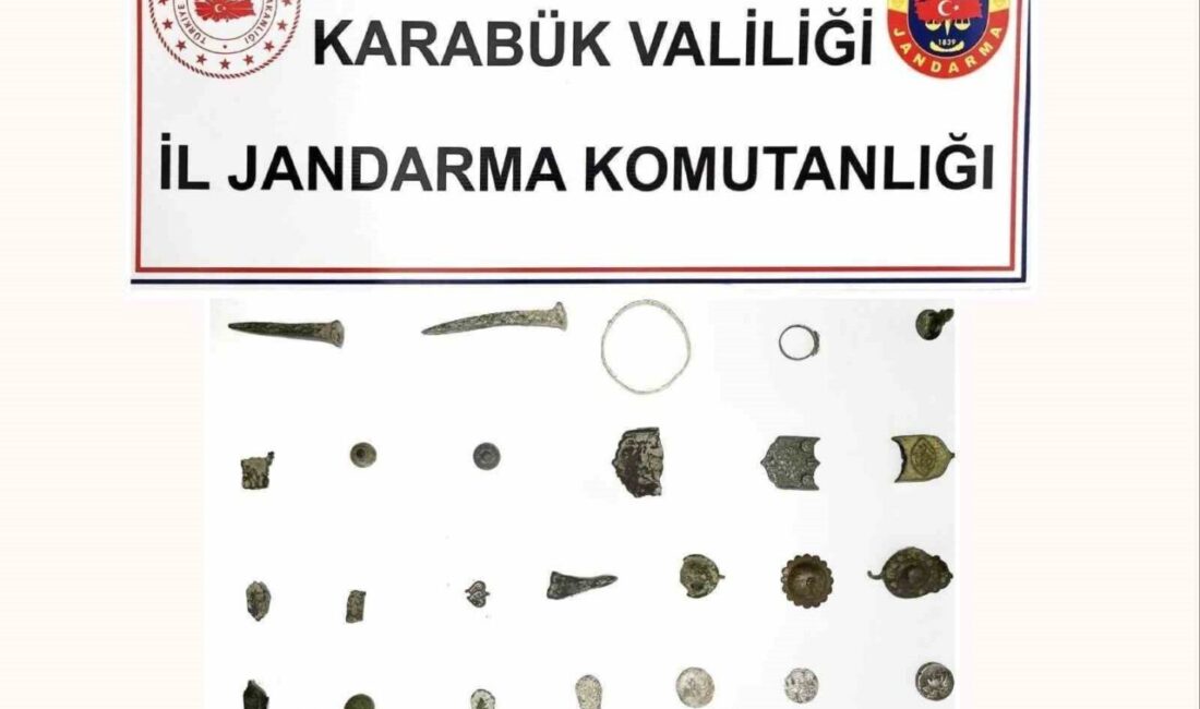 Karabük’te 32 parça tarihi eser ele geçirildi Karabük’te yapılan aramalarda bir