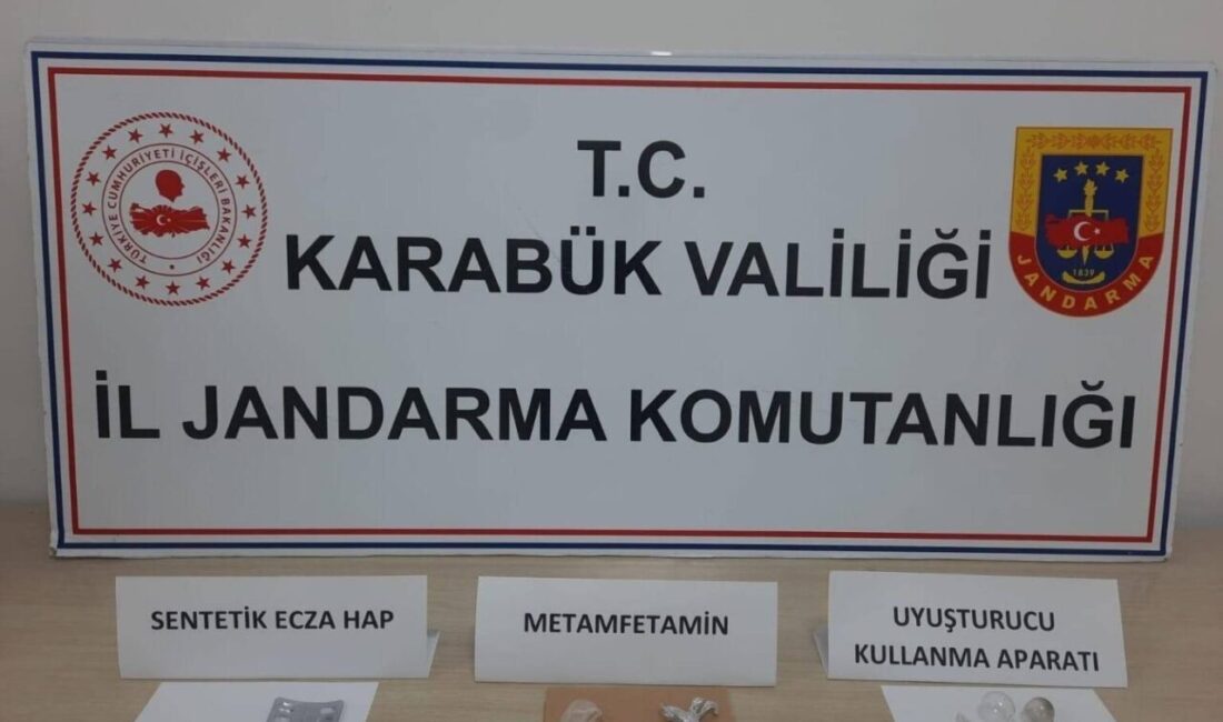 Karabük’te uyuşturucu operasyonu: 1 gözaltı Karabük'te jandarma, metamfetamin ve