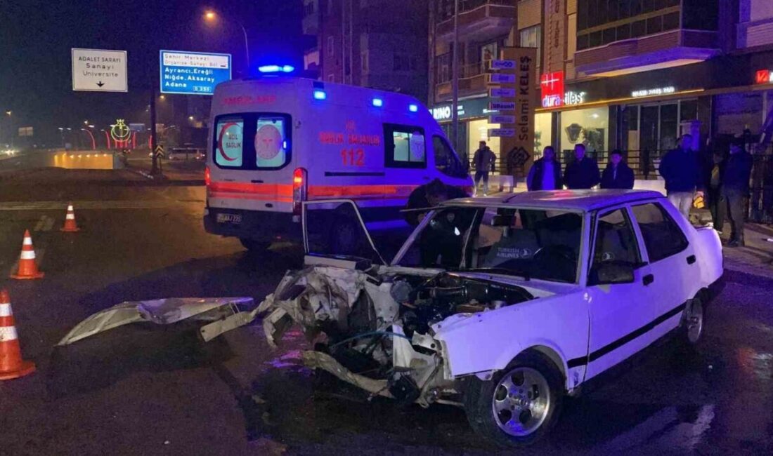 Karaman'da buzlanma sebebiyle meydana