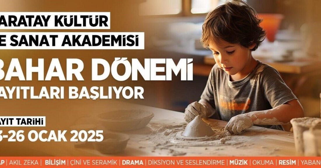 Konya Karatay İlçe Belediyesi'nin Kültür ve Sanat Akademisi'nde Bahar Dönemi