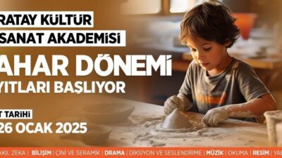 Konya Karatay İlçe Belediyesi'nin Kültür ve Sanat Akademisi'nde Bahar Dönemi