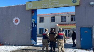 Kars'ta hapis cezaları bulunan 2 kişi jandarma tarafından Digor ilçesinde