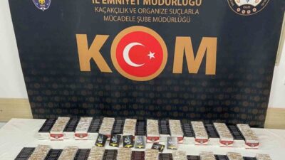 Kastamonu'da polis ekipleri tarafından yapılan operasyonda 500 paket halinde 10