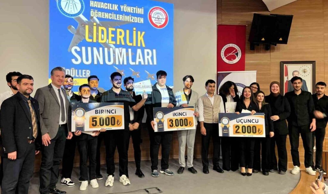 Kastamonu’da üniversite öğrencileri liderlik sunumlarıyla yarıştı Kastamonu Üniversitesi Sivil Havacılık