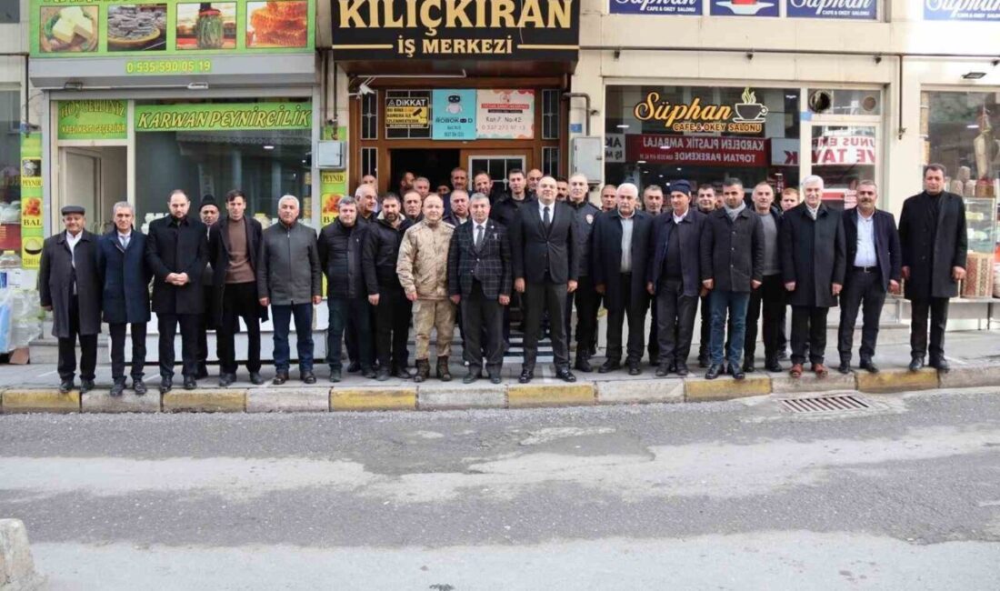 Bitlis Tatvan Kaymakamı Dr. Remzi Demir, Tatvan Köy Muhtarları Derneği'ni