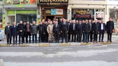 Bitlis Tatvan Kaymakamı Dr. Remzi Demir, Tatvan Köy Muhtarları Derneği'ni