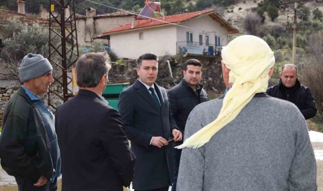 Karacasu Kaymakamı Mehmet Gündoğdu, Hacıhıdırlar Mahallesi'nde vatandaşlarla buluşarak taleplerini dinledi.