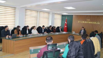 Ağrı Diyadin Kaymakamı Mustafa Karali, Gençlik ve Spor İlçe Müdürlüğü