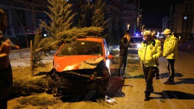Nevşehir'de alkollü sürücü kaza yaptı, ardından kaçmaya çalıştı ve yakalanarak