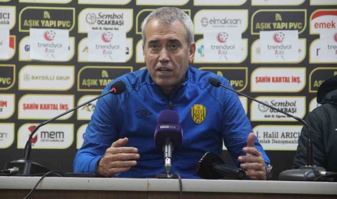 MKE Ankaragücü Teknik Direktörü Kemal Özdeş, Şanlıurfaspor maçının ardından eksikliklerini