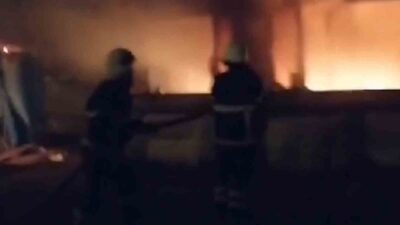 Kırıkkale'nin Hasandede köyü yakınlarındaki bir barakada çıkan yangın, itfaiye ekiplerinin