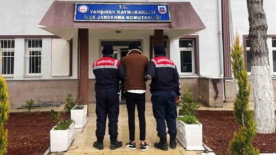 Kırıkkale’de jandarma operasyonunda M.K. (21) adlı genç, uyuşturucu madde ticareti