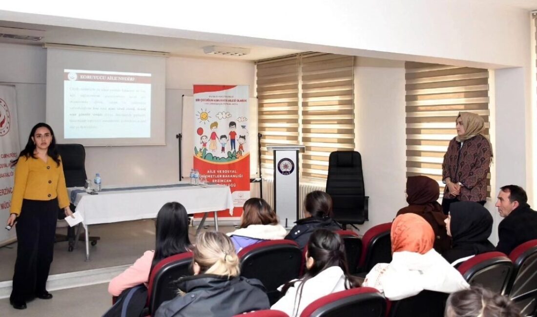 Erzincan'da Aile ve Sosyal Hizmetler İl Müdürlüğü tarafından İl Emniyet