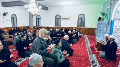 Köyceğiz İlçe Müftülüğü tarafından Toparlar Gayasarlıoğlu Camiinde sabah namazı buluşması