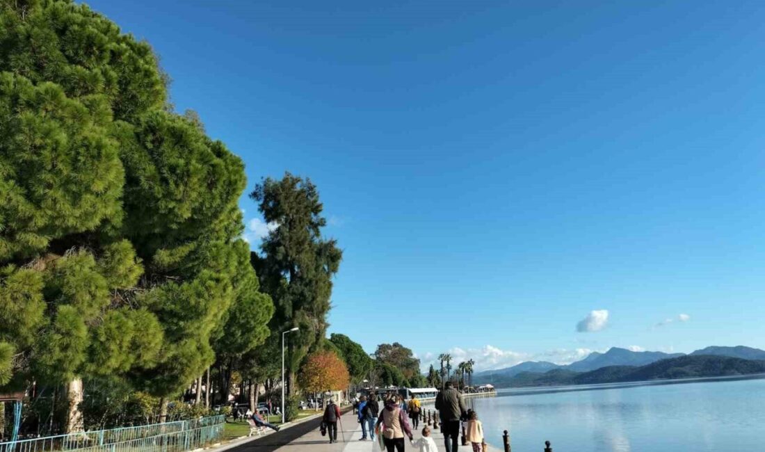 Köyceğiz'de şiddetli yağmur sonrası güneşli hava, vatandaşları dışarı çıkmaya teşvik