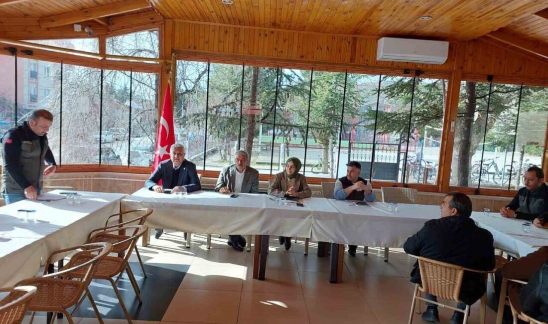 Köylere verilecek olan yakacak odun konusu görüşüldü Gölpazarı Kaymakamı Feyza Nur