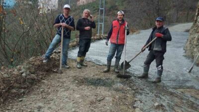 Giresun'un Görele ilçesine bağlı Karakeş köyünde devlet ve vatandaş işbirliğiyle