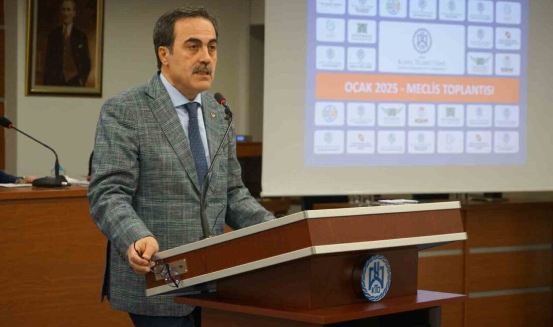 KTO Başkanı Selçuk Öztürk, Ocak Ayı Meclis Toplantısında odanın 2025-2028