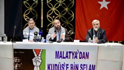 Malatya'da düzenlenen Gazze'ye destek panelinde Hamas yetkilisi Gazze'nin direnişini vurgulayarak,