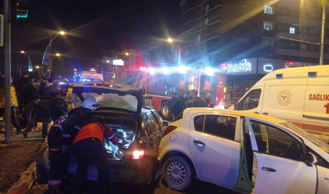 Malatya’da trafik kazası: 5 yaralı Malatya’da iki otomobilin karıştığı