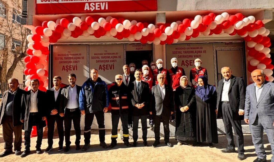 Mardin Mazıdağı ilçesinde 300 kişiye günlük yemek yardımı sağlayan aş