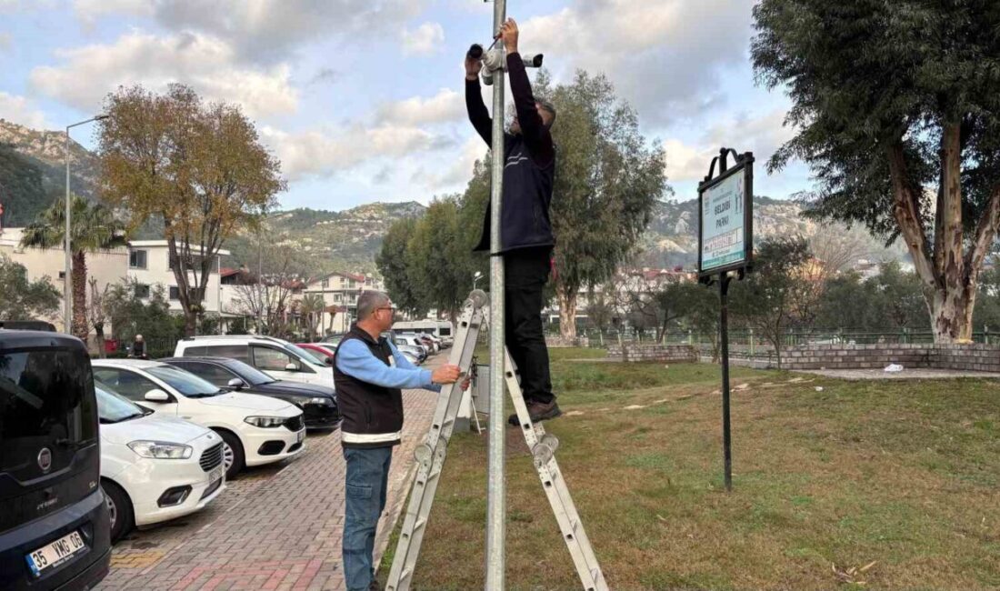 Marmaris’te parklar kamera sistemi ile daha güvenli hale geliyor Marmaris Belediye Başkanı Acar