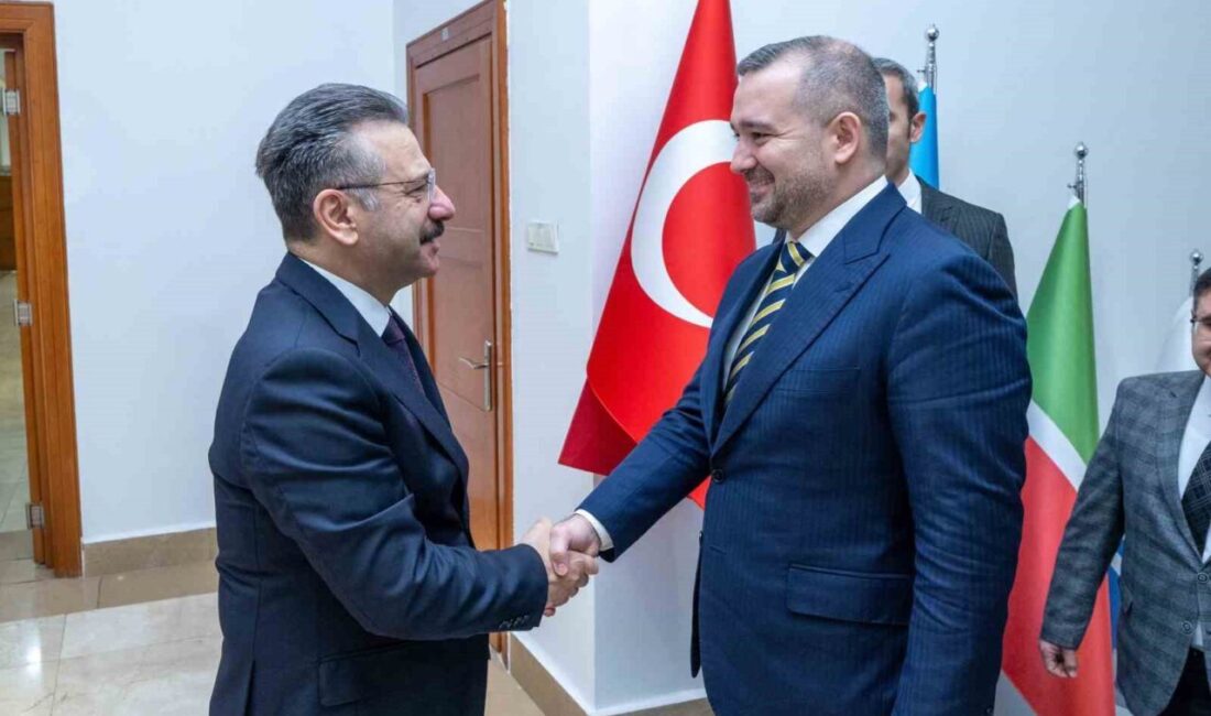 TCMB Başkanı Dr. Fatih Karahan, Eskişehir Valisi Hüseyin Aksoy'u ziyaret
