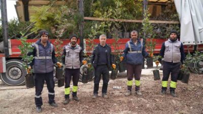 Mersin Büyükşehir Belediyesi, Adıyaman'a 8 bin fidan, süs bitkisi ve