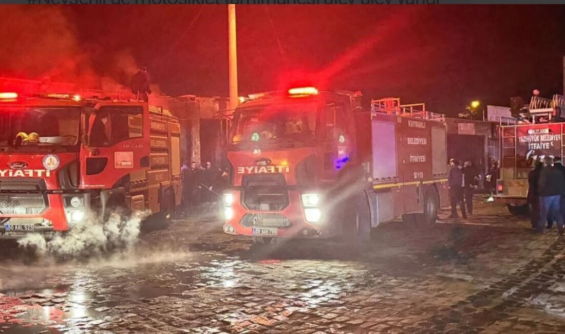 Nevşehir'deki bir motosiklet tamirhanesinde çıkan yangın itfaiye ekiplerince söndürüldü. Yaşar