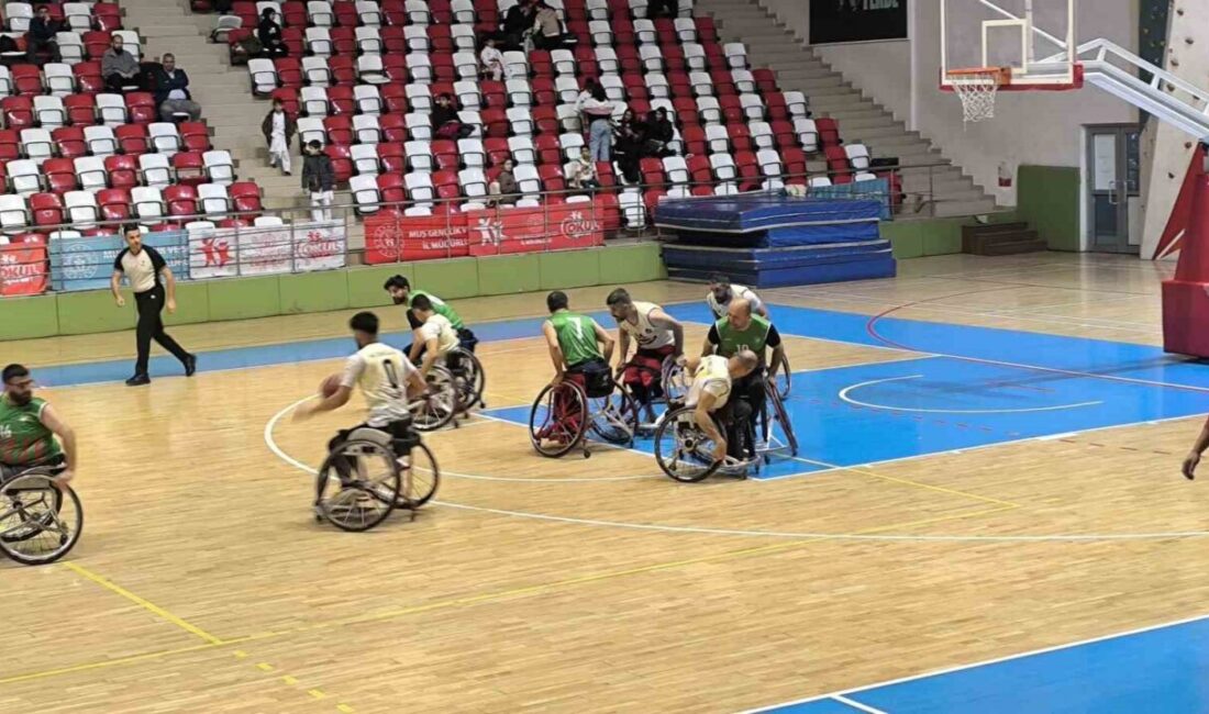 Muş BESK, bir sayı ile kazandı Muş Bedensel Engelliler Spor