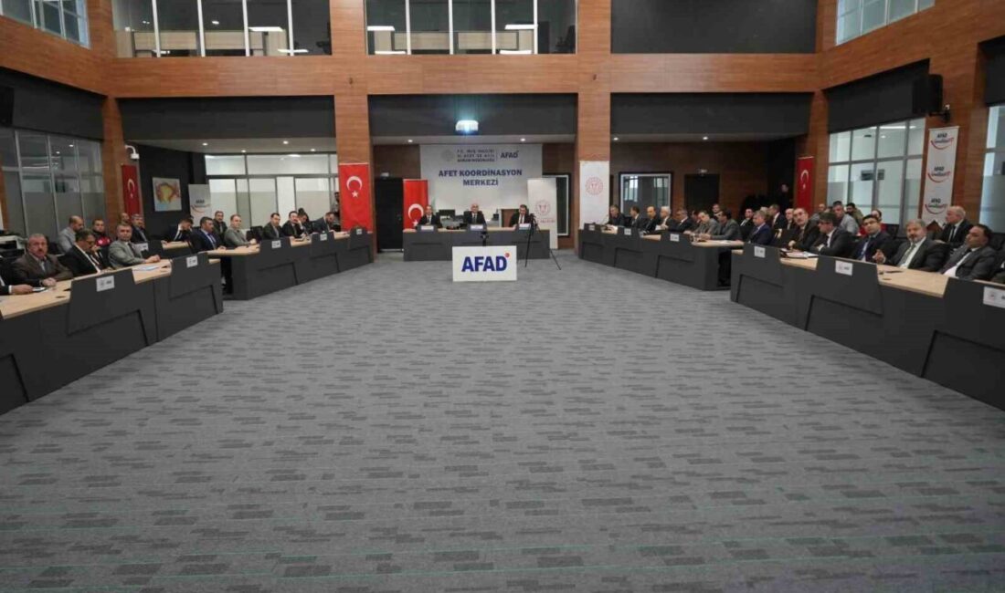 Muş'ta gerçekleşen 2025 Yılı 1. Dönem İl Koordinasyon Kurulu Toplantısı,