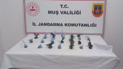 Muş'ta jandarma operasyonunda A.Ç., A.A. ve M.E.K. isimli üç kişi