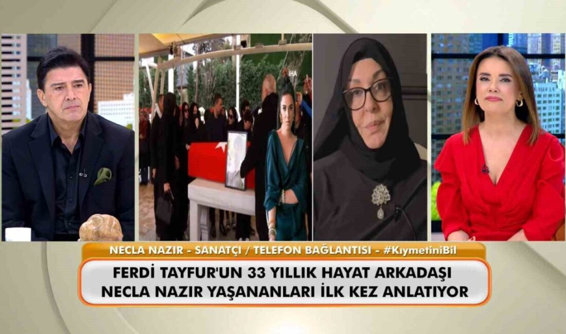 Necla Nazır, Ferdi Tayfur’un cenazesinde yaşanan gerilim hakkında konuştu Arabesk müziğin kralı Ferdi