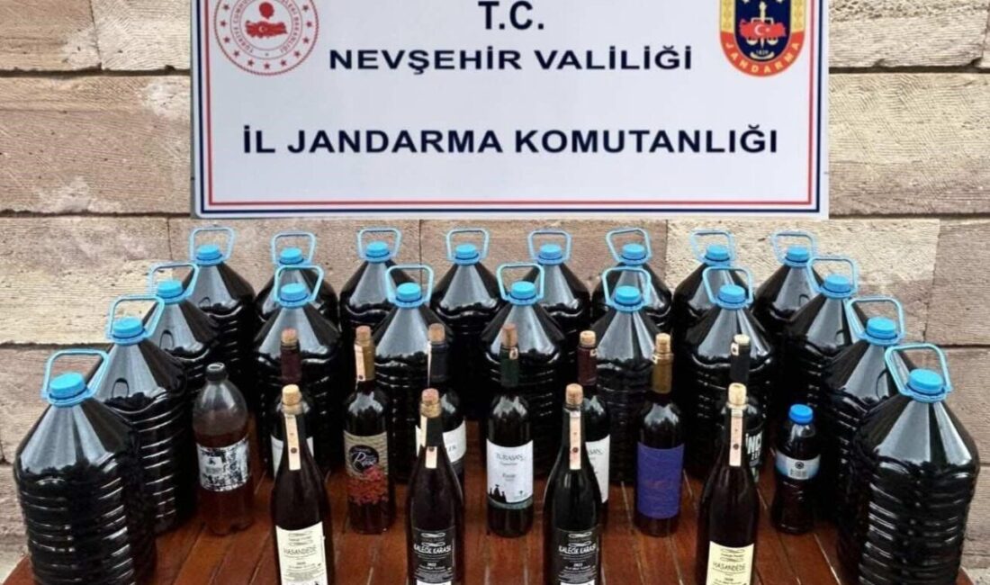 Nevşehir'de 105 litre sahte içki ele geçirildi, iş yeri sahipleri