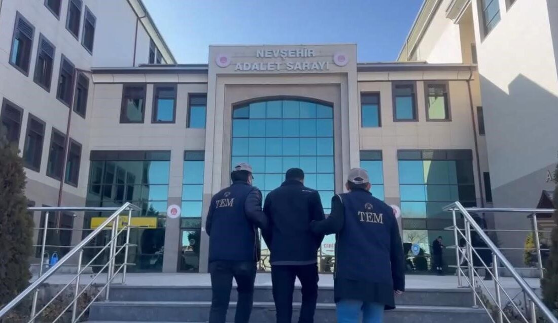 Nevşehir'de DEAŞ terör örgütüne yönelik yapılan operasyonda yakalanan yabancı uyruklu
