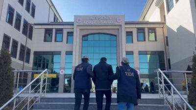 Nevşehir'de DEAŞ terör örgütüne yönelik yapılan operasyonda yakalanan yabancı uyruklu
