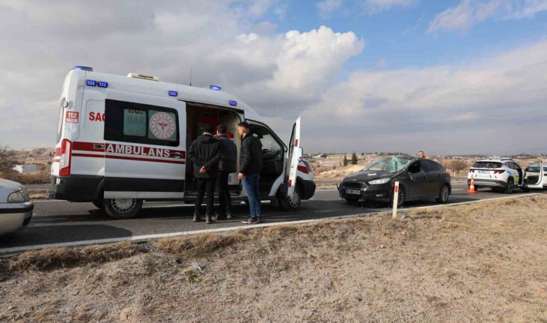 Nevşehir’de trafik kazası: 1 yaralı Nevşehir-Gülşehir karayolunda otomobilin refüje