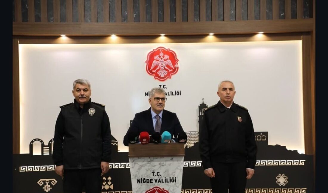 Niğde’de operasyonların sayısında artış Niğde Valisi Cahit Çelik,