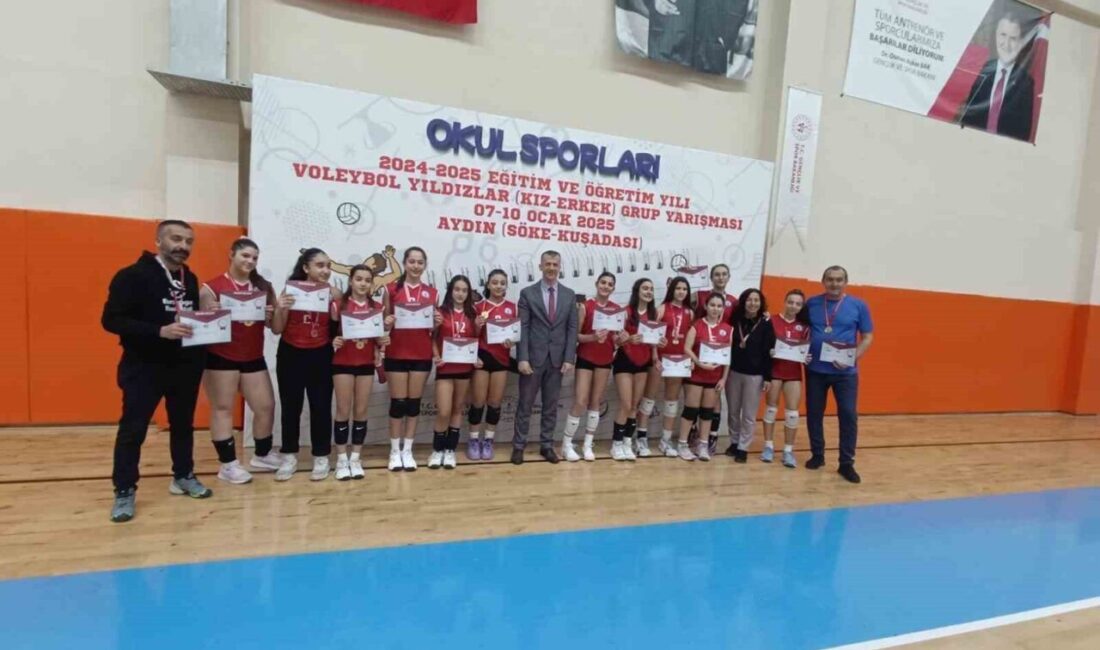 Aydın Gençlik ve Spor İl Müdürlüğü'nün koordinasyonunda düzenlenen Voleybol Yıldızlar