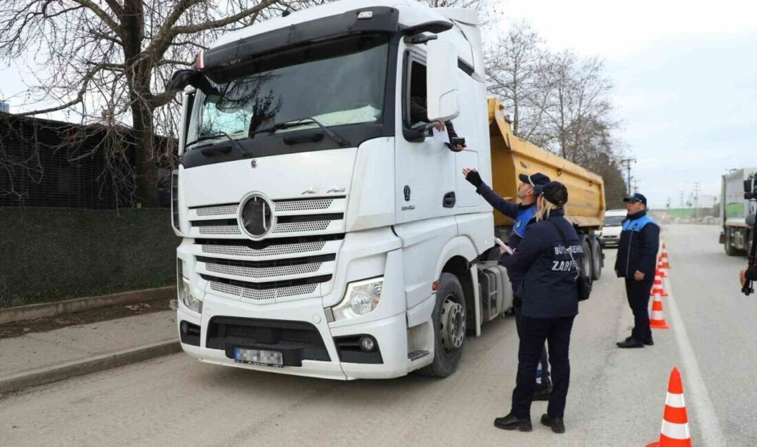 Ordu Büyükşehir Belediyesi, ağır tonajlı araçlara yönelik denetimlerine devam ediyor.