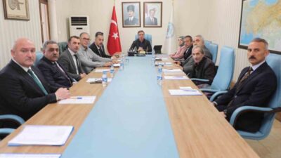 Vali Hamza Aydoğdu başkanlığında gerçekleşen OSB Müteşebbis Heyeti toplantısında gündemdeki