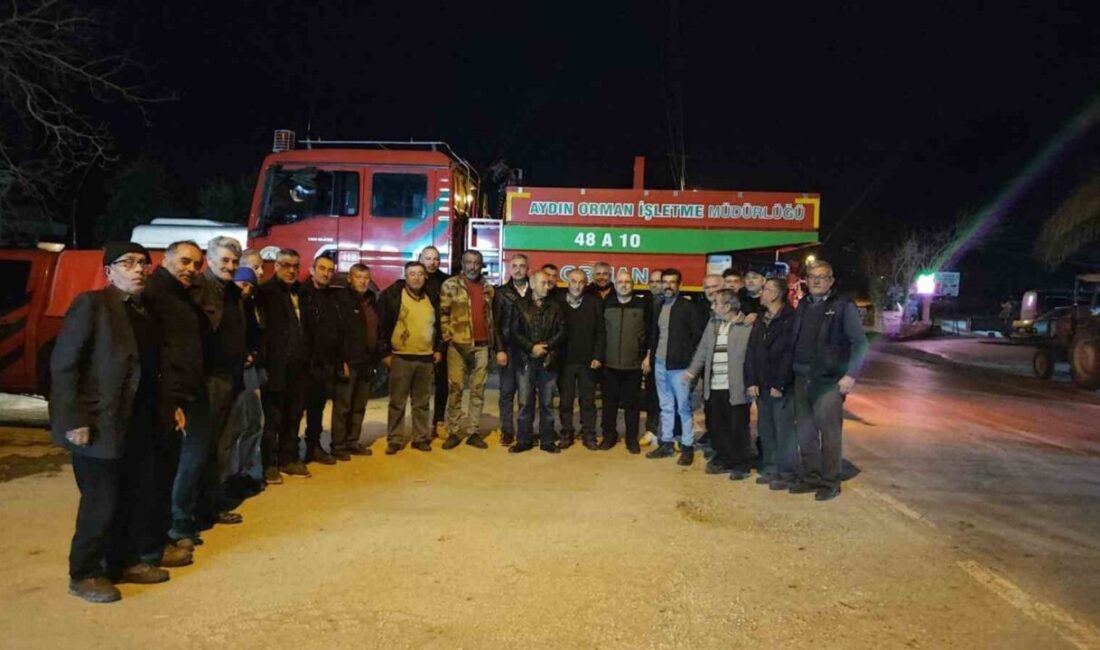 Orman yangınlarına karşı bilgilendirme çalışmaları sürüyor Aydın'ın Köşk ilçesinde orman